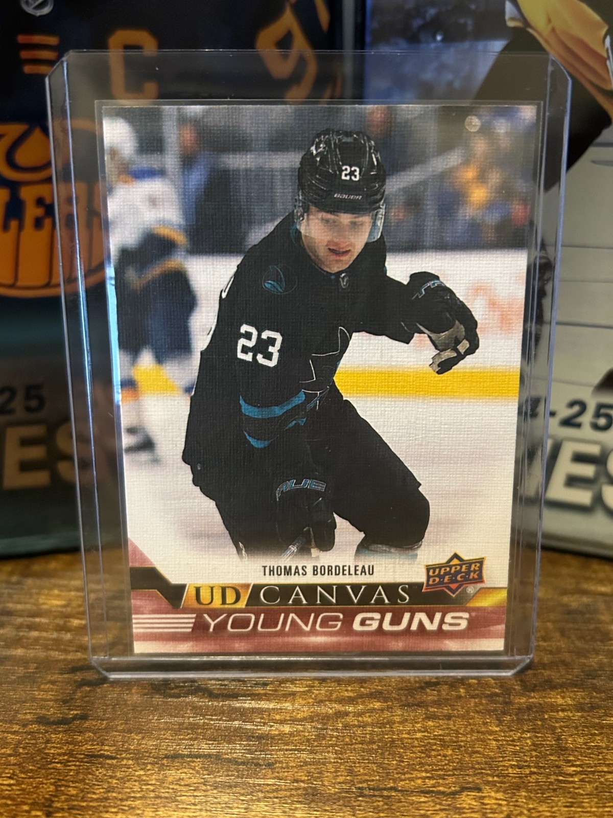 2022-23 UPPER DECK SERIES 1 THOMAS BORDELEAU YOUNG GUNS CANVAS #C97