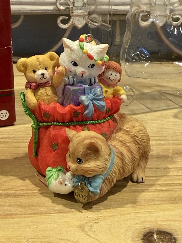 Carlton Cards Ornament - Merry Mischief Makers - Sack of Toys - Fourth - 1999