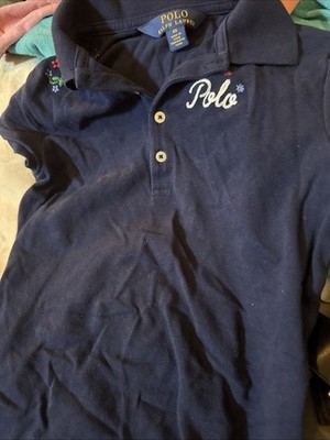 girls polo embroidered shirt Size 6