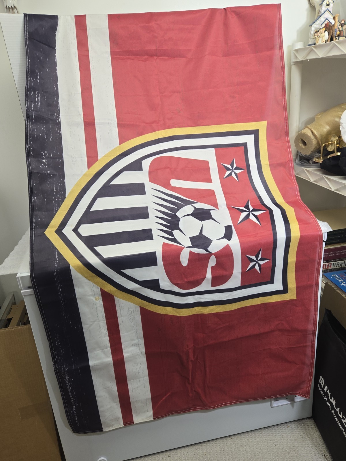USA Soccer Banner Flag 60x36 Officially Licensed Made in USA Wall Decor