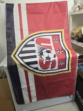 USA Soccer Banner Flag 60x36 Officially Licensed Made in USA Wall Decor