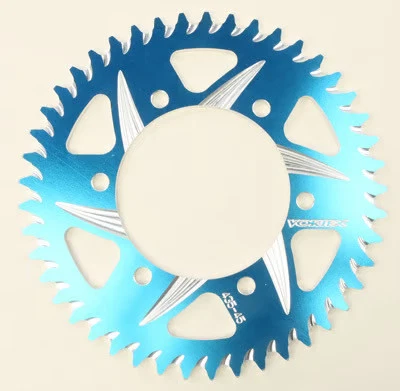 PIÑÓN TRASERO ALUMINIO VORTEX CAT5 AZUL 45T Se adapta a: Kawasaki EX250F Ninja 435ZB-45 Foto 2 de 4