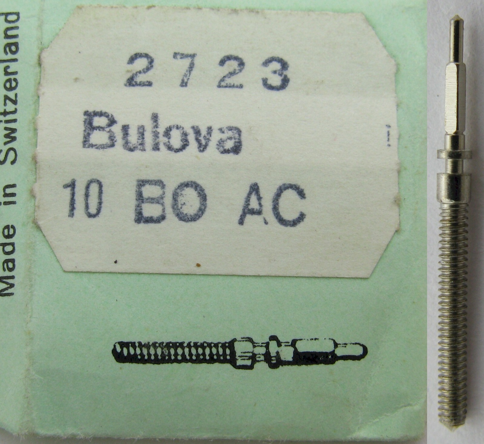 Pièce De Montre Horlogerie – Roue Intermédiaire De Remontage Bulova – Réf. 10BOAC / 308