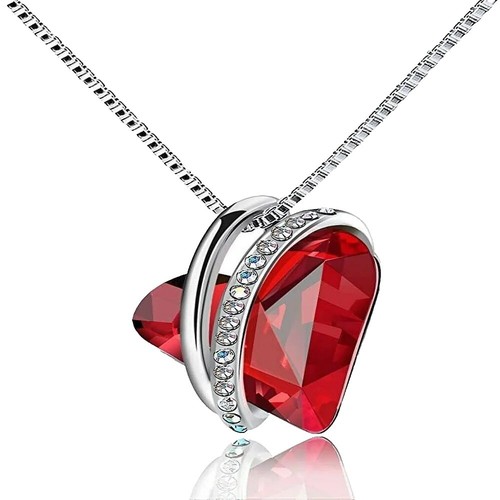 SWAROVSKI ネックレス 5724287 Bella V ゴールド レッド Round Swarovski Crystal Bella V pendant Round cut, Red, Gold-tone