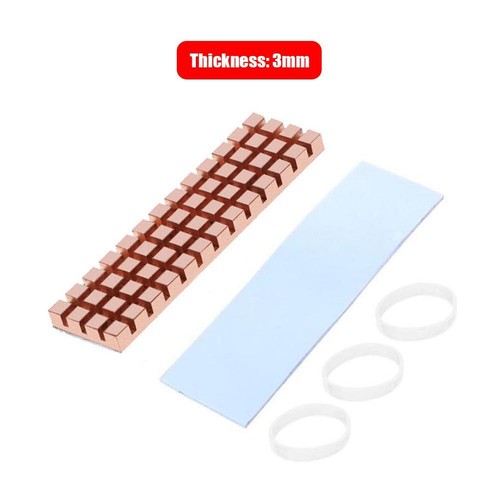 PC Notebook SSD Heat Sink for M.2 2280 PCI-E NVME with Thermal Pad (3mm) - Afbeelding 7 van 9