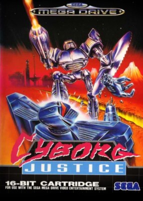 SEGA Mega Drive - Cyborg Justice EU mit OVP sehr guter Zustand