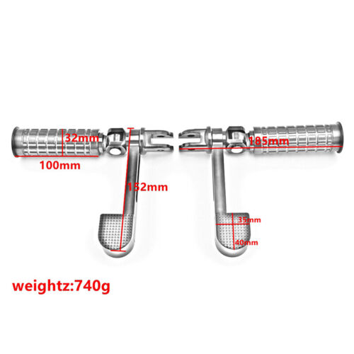 Pair Foot Pegs Stirrup Heel Footrest For Harley Fxbrs Breakout 114 2018-2021 - Picture 3 of 9