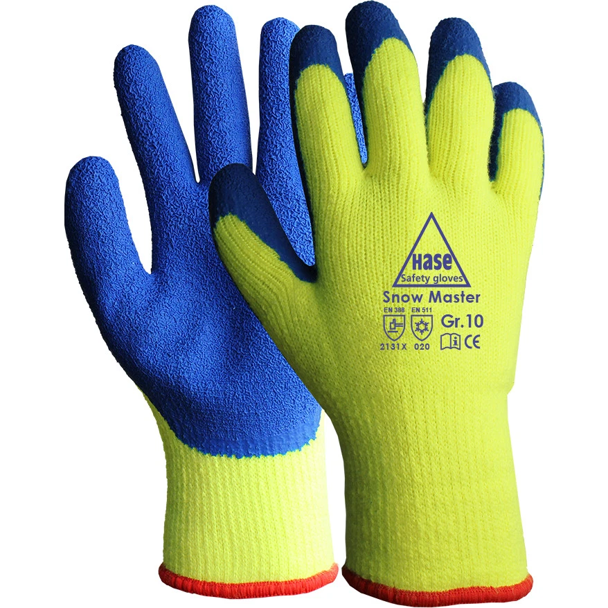 Arbeitshandschuhe Hase 10 PAAR Handschuhe Winter Thermo gefüttert Latex Gr. 8-11 - Bild 2 von 2