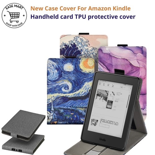 PU Leather Case TPU Cover For Amazon Kindle (11th Gen 2022) Hand Strap Card Slot - Picture 6 of 67