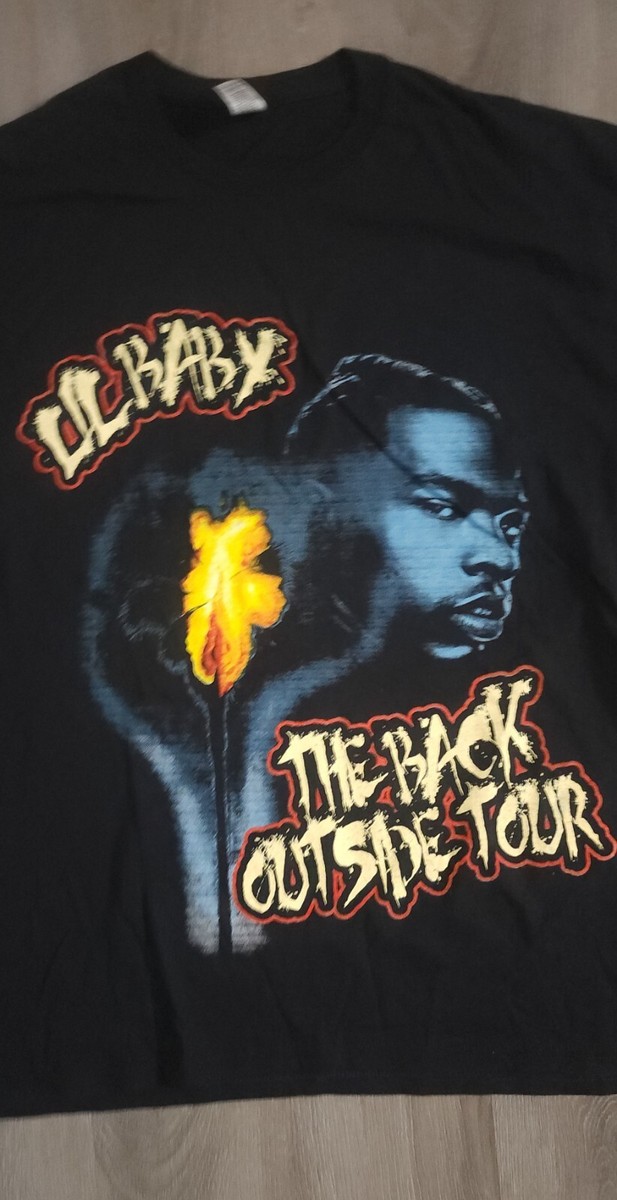 Lil Baby “Back Outside Tour” ツアーTシャツ Lil Baby Back Outside Tour Shirt Size Small Black Double