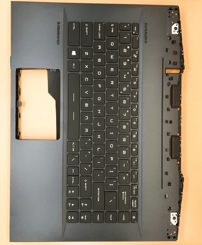 Original MSI GE66 MS-1541 QWERTY Top Palm keyboard housing assembly Steelseries