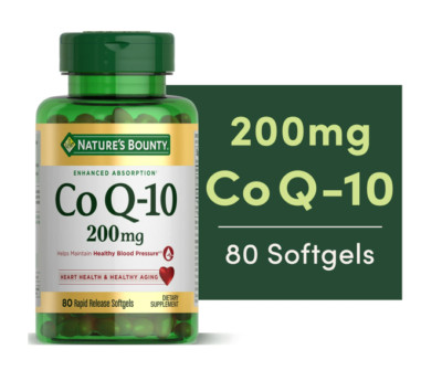 Nature's Bounty Co Q-10 Tablets- Heart Health- 200 Mg- 80 Ct