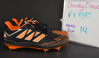 Adidas Adizero Afterburner 7 Cleat - Baseball - Black / Orange