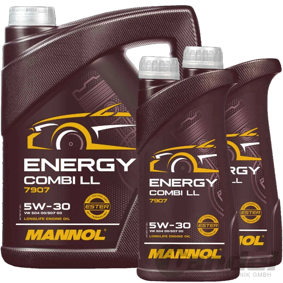 7L (5L+2L) 5W30 MOTORÖL MANNOL ENERGY COMBI LL passend für VW 507.00 BMW LL-04