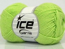 8-Skein Lot Lorena Bamboo Yarn fine summer 8x50g Neon Green