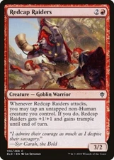 Redcap Raiders 136 ELD Eldraine Red MTG Goblin Setiawan Warrior Trample NM