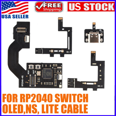 New RP2040 Game Console Flex Cable For Nintendo Switch OLED Lite NS Replacement