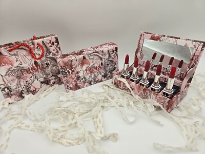 Dior Rouge Dior Lippenstift 1,5g x5 Year Of The Rabbit mit Geschenktüte und Dior Gewinnspiel