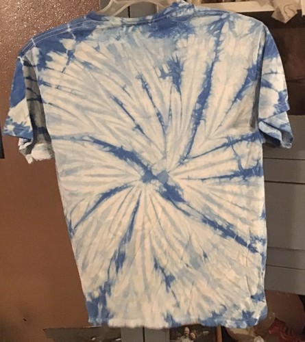 Hanes T-Shirt Medium Tie Dye Blau - Bild 2 von 2