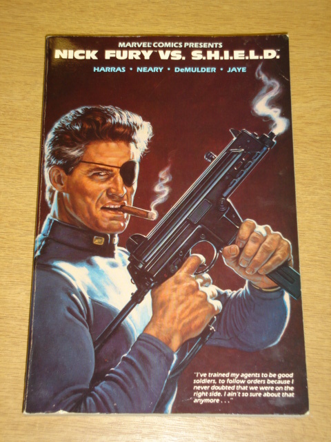 NICK FURY VS S.H.I.E.L.D GRAPHIC NOVEL  MARVEL COMICS HARRAS NEARY < 087135554X