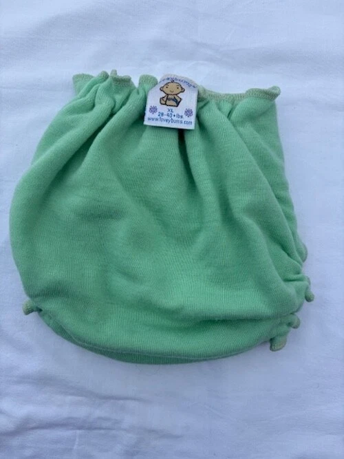 Cubierta de jersey de lana lima Loveybums Ex-Large Key. Ajuste 28-40 libras Foto 2 de 3