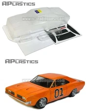 Clear RC Body 1969 Charger 1/10 OnRoad Car HPI/4Tec2.0/RDS/200mm APlastics