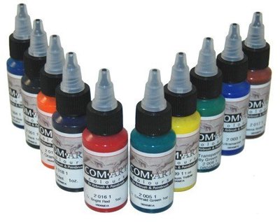 Medea Iwata Kit E COM-ART 10 Farben Airbrush transparent 28 ml (KITE)
