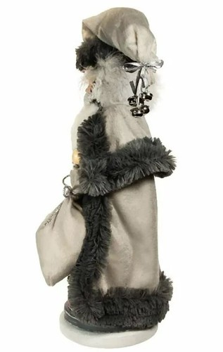 Kurt Adler Hollywood Nutcracker White Gray Santa 18" - Picture 3 of 6