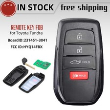 For 2022-2024 Toyota Tundra Truck Smart Key Keyless Remote Fob Hyq14fbx 4button