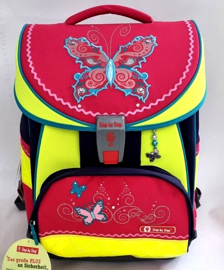 Step by Step Comfort Butterfly Dancer Schulranzenset 4-teilig Mädchen Rucksack - Bild 2 von 4