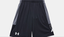 UNDER ARMOUR KIDS BOYS' STUNT SHORTS NAVY, BLACK, BLUE SZ YXS NWT 24.99