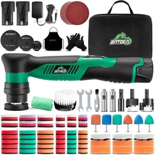 BATOCA S5 Cordless Car Buffer Polisher Sander Dual Action & Rotary Polishing ...