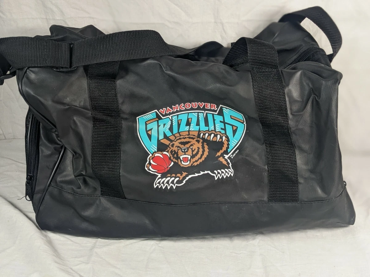 Vintage Vancouver Grizzlies NBA Duffle Bag Nasco Inaugural Year Rare