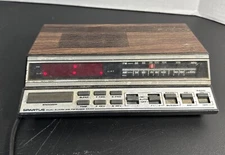 Rare Mint 1970 s Alarm Clock AM FM Model 0108-61 VTG Back to Future