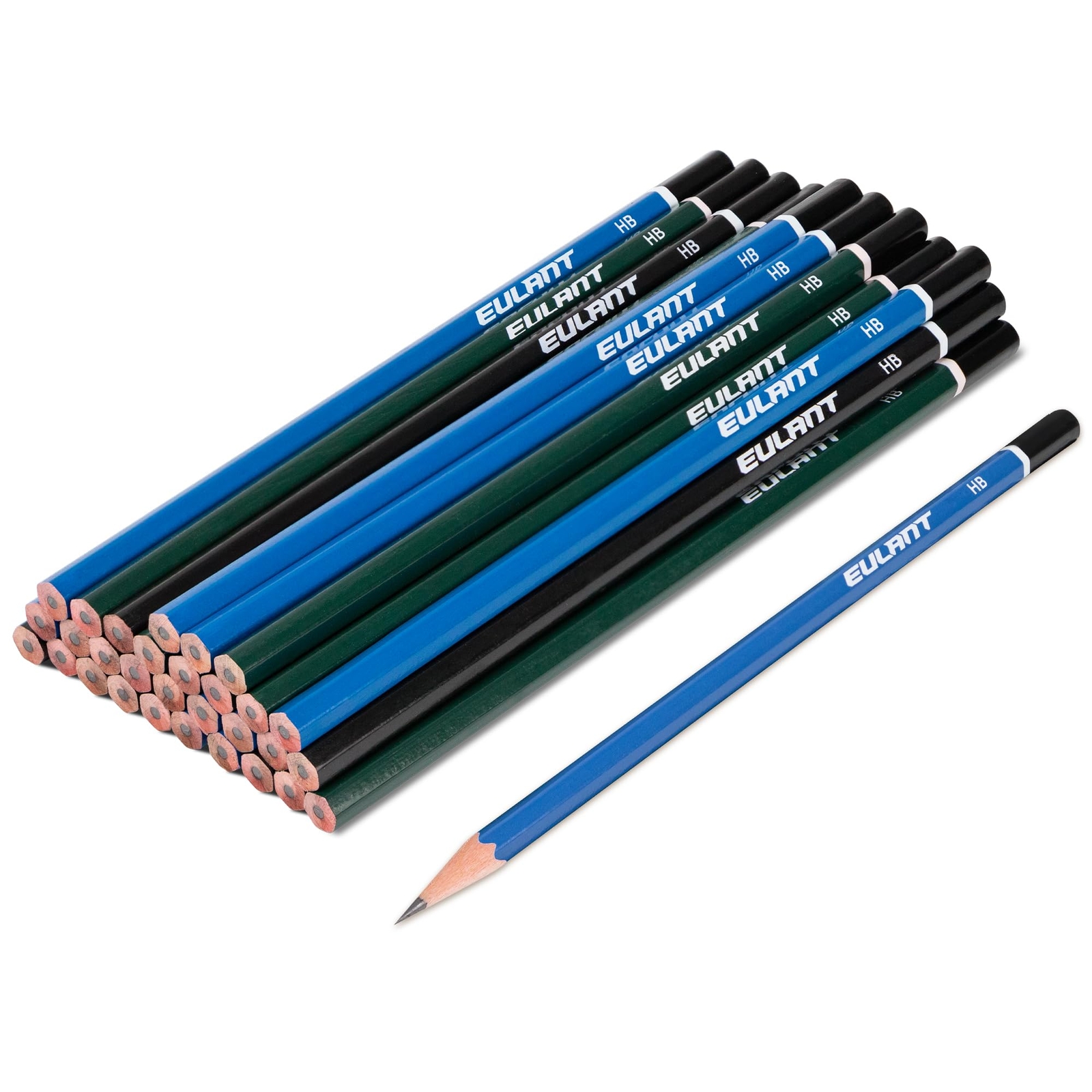 Wood-Cased Pencils 2 HB Pencils for Writing Drawing Sketching and School Supp...