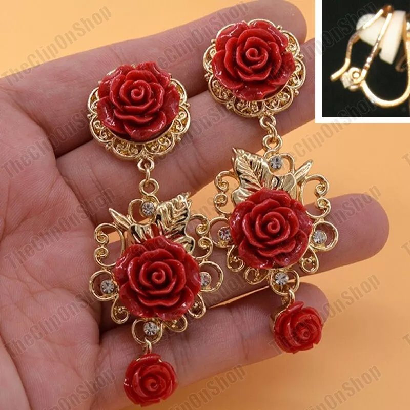 Cheap large clip on hotsell earrings