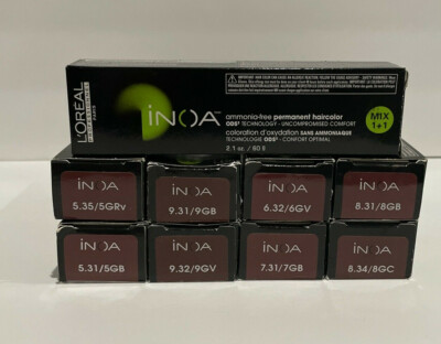 LOreal Professionnel INOA Ammonia Free Hair Color 2.1oz (CHOOSE YOURS) ****