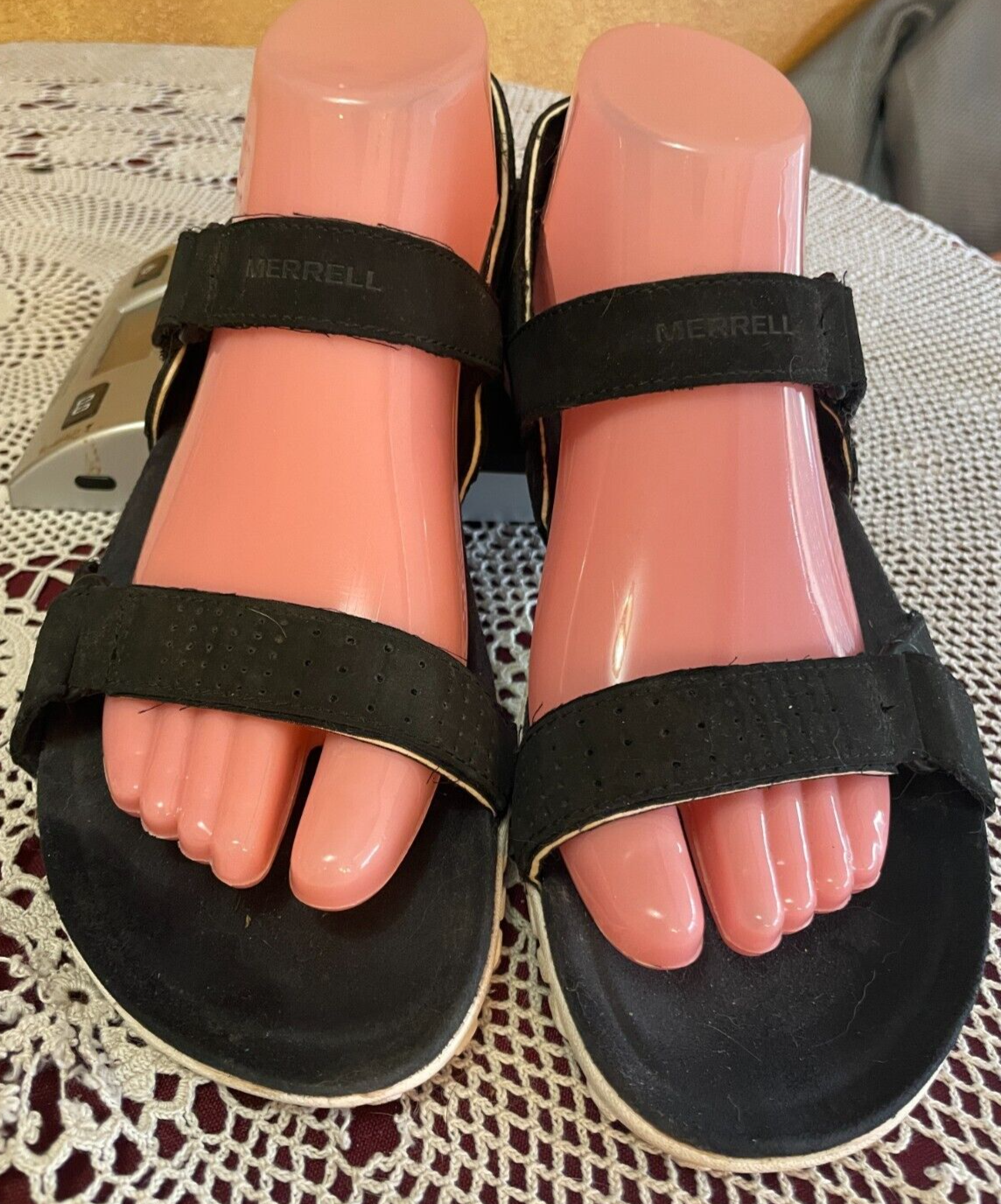 Sandali donna MERRELL con cinturino da passeggio escursionismo casual neri taglia 9