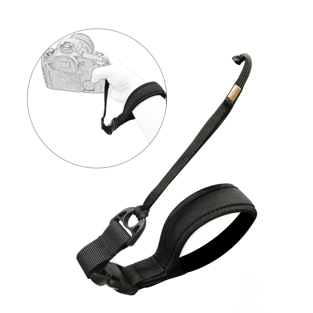 Exquisite Carved Stickers Camera Wristband Heavy Duty Strap