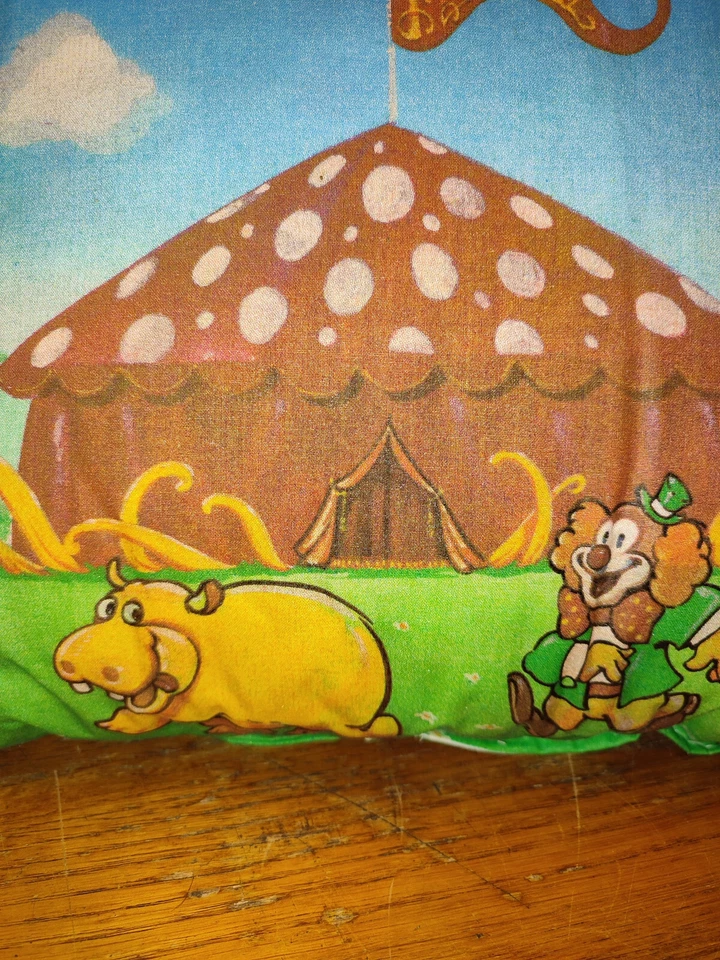Circus Fliegenpilz Souvenir Kopfkissen Zierkissen Circo Zirkus Cirque Flußpferd - Bild 4 von 4