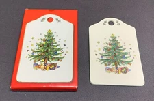 NIKKO Happy Holidays Cheese Board Snack 9" Cutting Japan Christmas Holiday