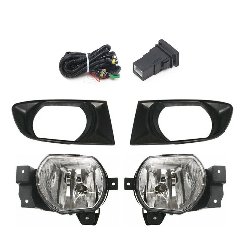 Передний бампер противотуманные фары и крышка противотуманной фары для Kia Rio RS 2002-2006 с переключателем проводки - Изображение 2 из 4