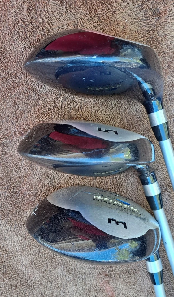 Golf women's woods set TIGER SHARK lady forged 6061 RH graphite 3 clubs 3 15 , 5 - Image 4 of 4