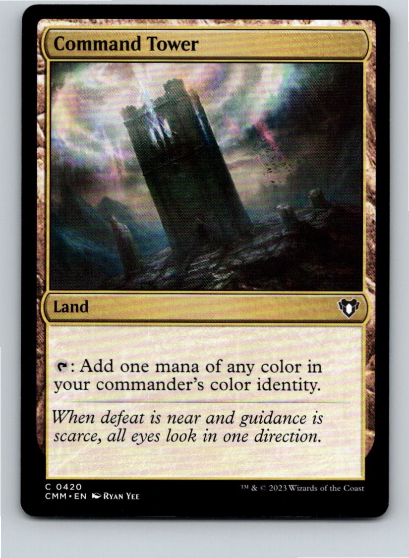 Magic the Gathering Command Tower Commander Masters MTG Free Shipping!