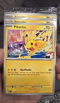 Pokemon TCG, Pikachu Winner MEP 093 Sealed Mega Evolution German (GE)