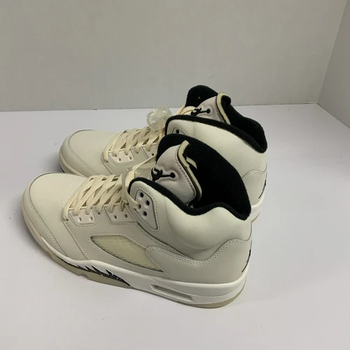 Scarpe sneakers uomo Air Jordan 5 Retro SE Sail FN7405 100 taglia 8 5 bianco panna