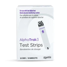 Test Strips for AT3 Blood Glucose Monitoring System - 50 Count for Pets