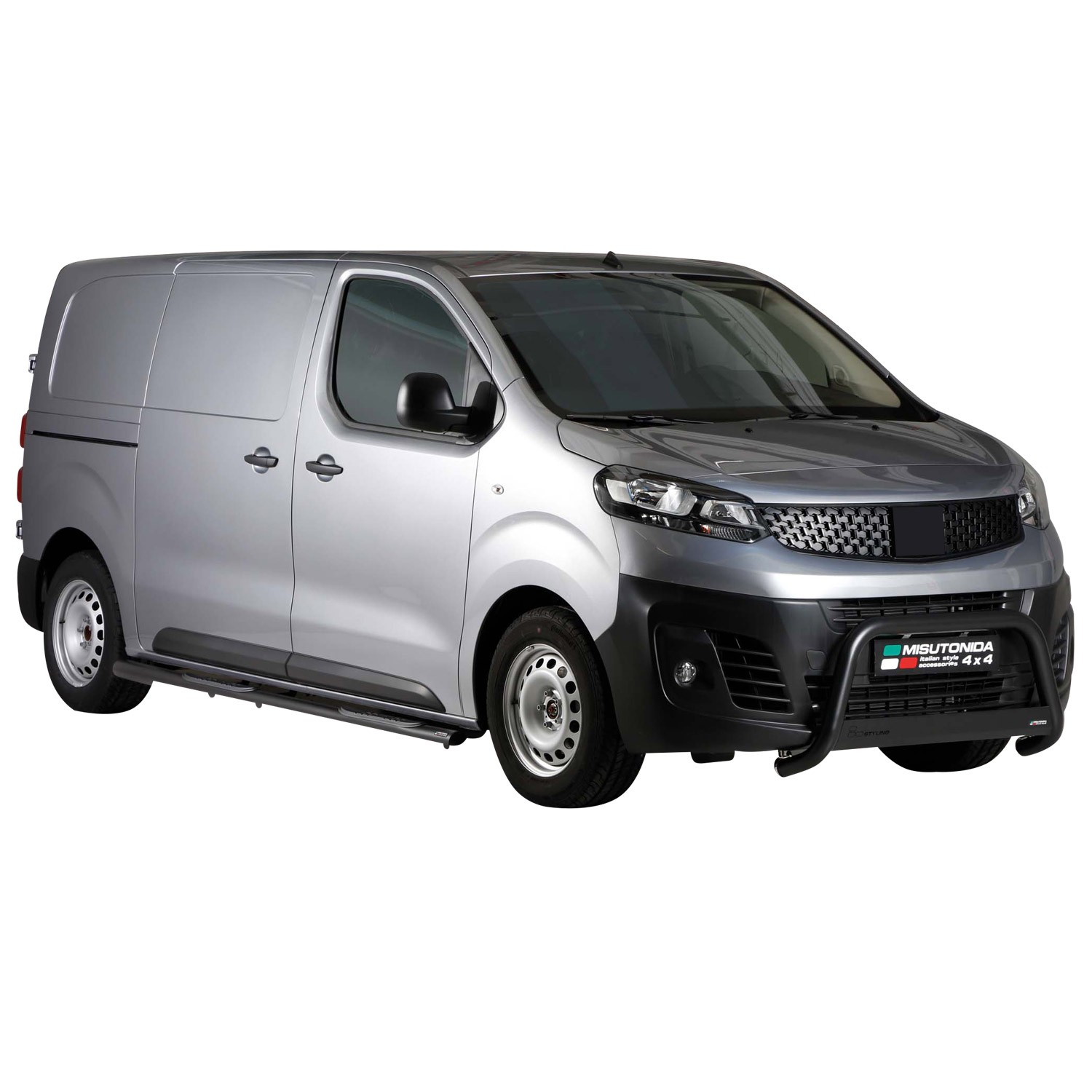 Pare-buffle avant Fiat Scudo protège la carrosserie des chocs urbains 63mm