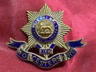 WW1 Enamel Worcestershire Regiment Sweetheart Brooch w/fixing