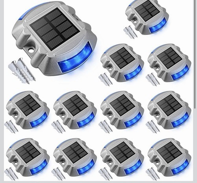#ad #ad Best VOLISUN Solar Deck Lights Driveway Dock Lights 12 Pack Led IP68 Waterproof $76.49